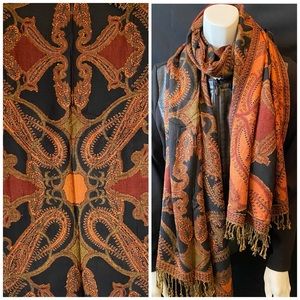 SaraJane XL Fringed Scarf